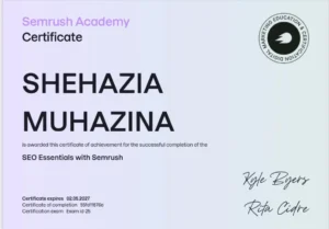 shehazia-best-digital-marketing-strategist-in-kannur-semrush-certification